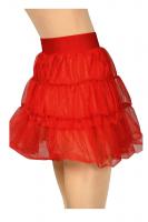 K84250842 rot Damen Petticoat kurz Unterrock