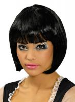 K11276901 schwarz Damen Perücke Bob Polizistin