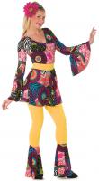 L3201700 Damen Hippie Kostüm Hippykostüm