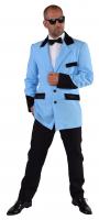 M216229-16 türkis Herren Sakko-Jacket Discojakett