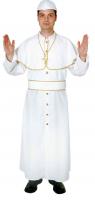 O7000 Papst weiß Herren Kostüm-Gewand