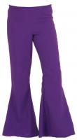 O9312 Damen Schlaghose lila Discohose