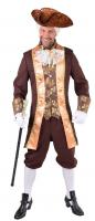 M217249 braun Herren Marquis Rokokokostüm