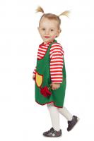 W3483 Baby-Kostüm Grünes-Kleid Karlinchen
