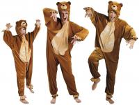 B88016 braun Kinder Junge Mädchen Damen Herren Bären Kostüm