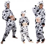 B88002 Kuh Kostüm Overall Kinder Mädchen Junge Damen Herren