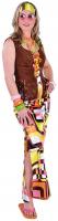 M212149-A Damen Hippie braun-orange Hippykleid