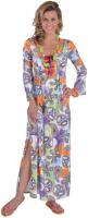 M212159-132-A bunt Damen Hippie Kleid lang Hippykleid