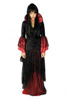 K31250571 schwarz-rot Damen Vampirkleid Speider Queen