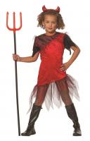 W3779 rot Kinder Teufelskleid Vampirkleid