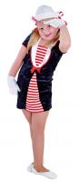M212013 blau-rot Kinder Matrosin Matrosenkleid