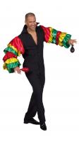 M210207 schwarz-bunt Herren Rio Hemd Samba Hemd