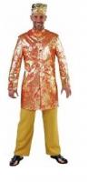 M214918 gold-rot Herren Sultan Maharadja Kostüm