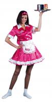M210112-4-A pink Damen 50er Jahre Rock n Roll Kellnerin Kostüm