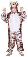 O623 Kinder Tiger Kostüm Raubtier Overall