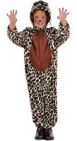 M212025-A Kinder Leopard Leoparden Kostüm Panter Overall