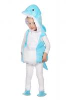 W99353 türkis-weiß Kinder Mädchen Junge Delphin Weste-Kostüm