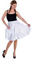 M212111-16 türkis Damen Satin-Petticoat-Unterrock