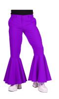 T2946-0900 lila Herren Schlaghose Discohose Hippiehose