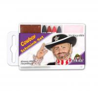 F30560 Kinder-Damen-Herren Schmink-Set Cowboy