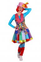T2940 mehrfarbig Damen Clown Weste