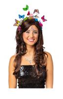 O22070-50 bunt Haarreif Schmetterling Einheitsgröße