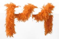 O45190-62 orange Federboa Boa Federstola ca.1,80m lang ca.65g