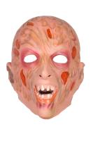 T3993 Mehrfarbig NEU Latex-Maske Freddy mit offenen Wunden Horror Halloween