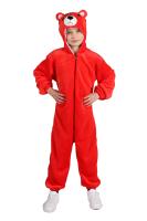 T4361/T4362/T4363-4800 neon-rot Bärenkostüm Candy Baby Kinder